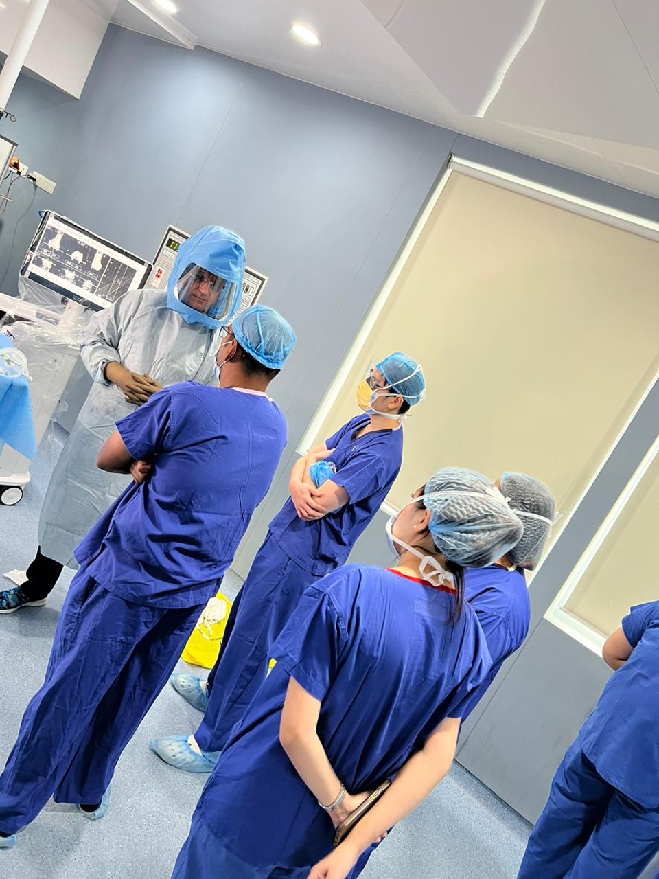 Teaching in the operating theatre